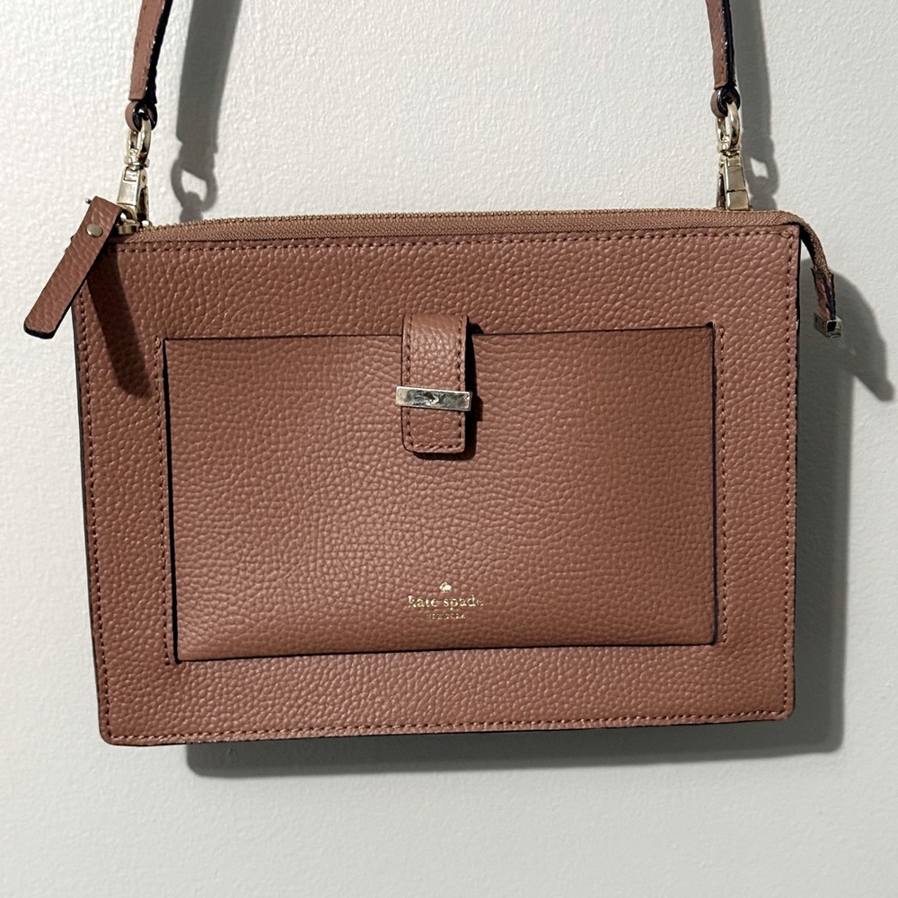 Kate Spade Brown Leather Shoulder Bag